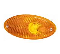 HELLA 2PS 964 295-001 Side Marker Light - Halogen - 12V - Fitting/Screw Connection - Lens Colour: Yellow - left/right - Quantity: 1