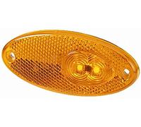 Side Marker Light LED Amber Oval 24v HELLA 2PS 964 295-057