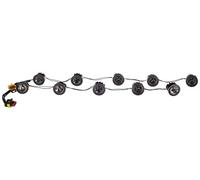 HELLA 2PT 177 696-701 LED-Daytime Running Light Set - LEDayFlex - 12/24V - Round - Fitting - Lens Colour: Crystal clear - Cable: 120mm - Vehicle Front - Set