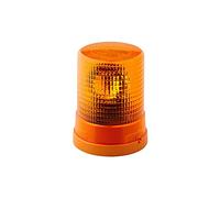 HELLA 2RL 004 958-101 Halogen-Rotating Beacon - KL 700 - 12V - Yellow - Round - mounting/Bolted - Plug: Blade Terminal