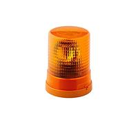 HELLA 2RL 004 958-111 Halogen-Rotating Beacon - KL 700 - 24V - Yellow - Round - mounting/Bolted - Plug: Blade Terminal