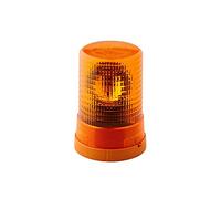 HELLA 2RL 006 295-111 Halogen-Rotating Beacon - KL 710 - 24V - Yellow - Round - mounting/Bolted - Plug: Blade Terminal