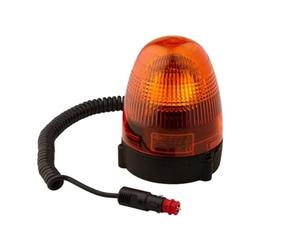 HELLA 2RL 007 337-031 Halogen-Rotating Beacon - KL Rotafix - 24V - Yellow - Magnet Mount - Cable: 2500mm - Plug: DIN ISO 4165