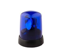 HELLA 2RL 008 061-001 Halogen-Rotating Beacon - KL 7000 - 12V - Blue | mounting/Bolted - Plug: Blade Terminal