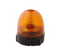 HELLA 2RL 009 506-201 Halogen-Rotating Beacon - Rota Compact - 12V - Yellow - mounting/Bolted - Cable: 140mm - Plug: Blade Terminal