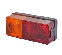 HELLA 2SE 002 582-071 Rearlight - Bulb - 12V - mounting/Bolted - Lens Colour: Red/Yellow - Plug: Screw Contact - left - Quantity: 1