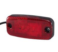 Hella Tail Light 2TM 357 008-021 – LED 12/24V, Red Lens, 480mm Cable, Open Ends (Left/Right)