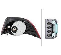 HELLA 2VA 009 246-131 Rearlight - LED - Crystal clear/Red - Outer section - ECE - left