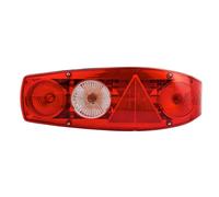HELLA 2VA 341 419-021 Rearlight - Caraluna II - Bulb - 12V - Fitting/Bolted - Lens Colour: Red/Crystal clear - Plug: Blade Terminal - right - Quantity: 1