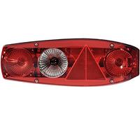 HELLA 2VA 341 419-061 Rearlight - Caraluna II - Bulb - 12V - Fitting/Bolted - Lens Colour: Red - Plug: Blade Terminal - right - Quantity: 1