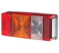 HELLA 2VD 007 547-181 Rearlight - Bulb - 12V - mounting - Lens Colour: Red/Yellow - Plug: Blade Terminal - right - Quantity: 1