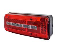 HELLA 2VD 012 381-351 Rearlight - Truck Full LED - LED - 24V - mounting/Bolted - Lens Colour: Crystal clear/Red - LED colour: White/Yellow/Red - Cable: 500mm - Plug: rückwärtig, rearward/DIN Bajonett