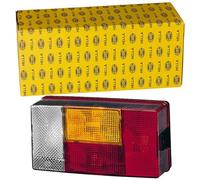 Hella Combination Rearlight 2VP 006 040-111 - 24/12V Bulb, Multi-coloured Lens, Blade Terminal, Left
