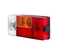 HELLA 2VP 006 040-351 Rearlight - Bulb - 24/12V - mounting - Lens Colour: Red/Yellow - Plug: Blade Terminal - left - Quantity: 1