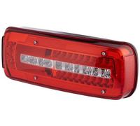 HELLA 2VP 012 381-241 Rearlight - Truck Full LED - LED - 24V - mounting/Bolted - Lens Colour: Crystal clear/Red - Cable: 500mm - Plug: HCSCS - Plug: AMP - right - Quantity: 1