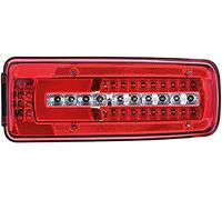 HELLA 2VP 012 381-361 Rearlight - Truck Full LED - LED - 24V - mounting/Bolted - Lens Colour: Crystal clear/Red - LED colour: White/Red/Yellow - Cable: 500mm - Plug: rückwärtig, rearward/DIN Bajonett