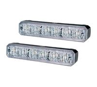 HELLA 2XD 014 560-401 LED-Strobe-type Beacon - BST - 12/24V - Yellow - mounting/Screw Connection - Cable: 860mm - Kit