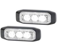 HELLA 2XD 014 563-901 Strobe-Type Beacon LED Crystal Clear Lens 12V/24V
