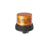 HELLA 2XD 066 979-011 LED-Strobe-type Beacon - K-LED Nano 80-12/24V - yellow (amber) - Pipe-neck - Plug: Blade Terminal Sleeve - Quantity: 1