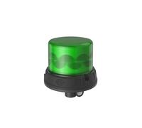 HELLA 2XD 066 979-311 LED-Strobe-type Beacon - K-LED Nano 80-12/24V - green - Pipe-neck - Plug: Blade Terminal Sleeve - Quantity: 1