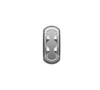 HELLA 2XS 013 327-011 Marker Light - Shapeline Tech - LED - 12/24V - Glued - Lens Colour: Crystal clear - LED colour: White / Red - Cable: 500mm - 2-pin connector - left/right/Lateral Installation