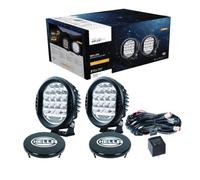 Hella 358117171 ValueFit 500 LED Driving Lamp Kit, 2 Pack, Black