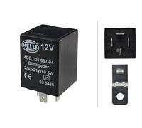 Flasher relay Electronic Plugged 4DB 001 887-041 HELLA for FORD PORSCHE VOLVO