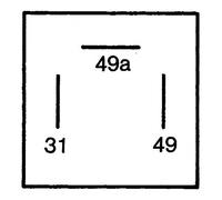 Hella 4DB003750-707 RELAY INDICATOR 2(4) X10W 12V