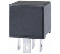 HELLA 4RA 007 791-011 Relay, main current - 12V - 4-pin connector - Wiring Diagramme: S2 - Plug: B - Normally Open Contact - Colour: Black - without holder