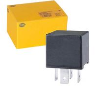 HELLA 4RA 007 791-011 Relay, main current - 12V - 4-pin connector - Wiring Diagramme: S2 - Plug: B - Normally Open Contact - Colour: Black - without holder