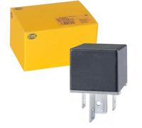 Hella Relay - 4RA 007 793-031 - 12V 4-pin Main Current, S2 B3, Black, No Holder