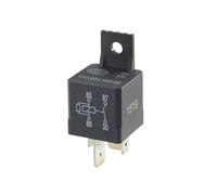 HELLA 4RA 933 332-521 Relay, main current - 12V - 4-pin connector - Wiring Diagramme: S2 - Plug: B3 - High Performance Contact - Colour: Black - with holder