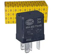 HELLA 4RA 933 714-651 Relay, main current - 24V - 4-pin connector - Normally Open Contact