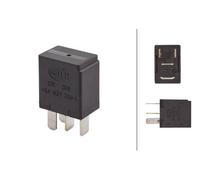 HELLA 4RA 933 766-111 Relay, main current - 12V - 4-pin connector - Wiring Diagramme: S2 - Plug: C - Normally Open Contact - Colour: Black - without holder