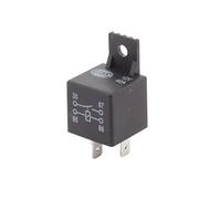 HELLA 4RA 965 400-071 Relay, main current - 12V - 4-pin connector - Wiring Diagramme: S1 - Plug: A - Normally Open Contact - Colour: Black - with holder - Quantity: 1