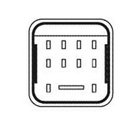 HELLA 4RV 008 188-481 Control Unit, glow plug system - 12V - 9-pin connector - after-glow capable - Number of Cylinders: 4