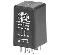 HELLA 4RV 008 188-491 Control Unit, glow plug system - 12V - 9-pin connector - after-glow capable - Number of Cylinders: 4
