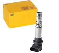 HELLA 5DA 193 175-501 Ignition Coil - 12V - 4-pin connector - Flush-Fitting Pencil Ignition Coils - Plugged