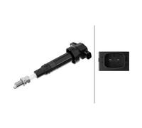 Hella Ignition Coil - Flush-Fitting Pencil 5DA 193 175-511 - 12V 2-pin Bolted - Original