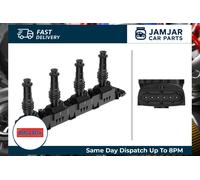 HELLA 5DA 193 175-861 Ignition Coil - 12V - 6-pin connector - Bolted