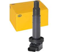 HELLA 5DA 193 175-931 Ignition Coil - 12V - 4-pin connector | Flush-Fitting Pencil Ignition Coils - Bolted