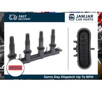 HELLA 5DA 358 000-241 Ignition Coil - 12V - 7-pin connector - Bolted
