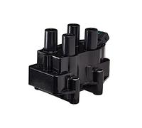 HELLA 5DA 358 000-291 Ignition Coil - 12V - 4-pin connector - Block Ignition Coil - Bolted
