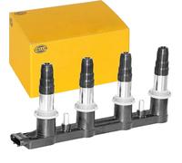 HELLA 5DA 358 000-321 Ignition Coil - 12V - 7-pin connector | Block Ignition Coil - Bolted