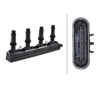 HELLA 5DA 358 000-341 Ignition Coil 12V Voltage Fits Chevrolet Opel Vauxhall