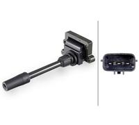 HELLA 5DA 358 057-351 Ignition Coil 12V Voltage With 3 Pins Fits Mitsubishi