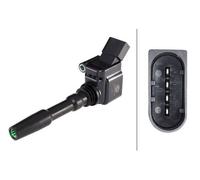 HELLA 5DA 358 057-501 Ignition Coil With 4 Pins Bolted Fits Audi Replacement