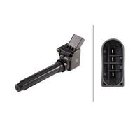 Hella Ignition Coil 5DA 358 057-561 4-Pin Pencil Flush-Fitting Fits Audi Cupra Seat Skoda VW