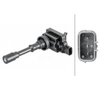 HELLA 5DA 358 057-831 Ignition Coil With 3 Pins Bolted Mounting Fits Mitsubishi