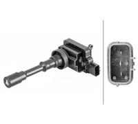 HELLA 5DA 358 057-831 Ignition Coil With 3 Pins Bolted Mounting Fits Mitsubishi